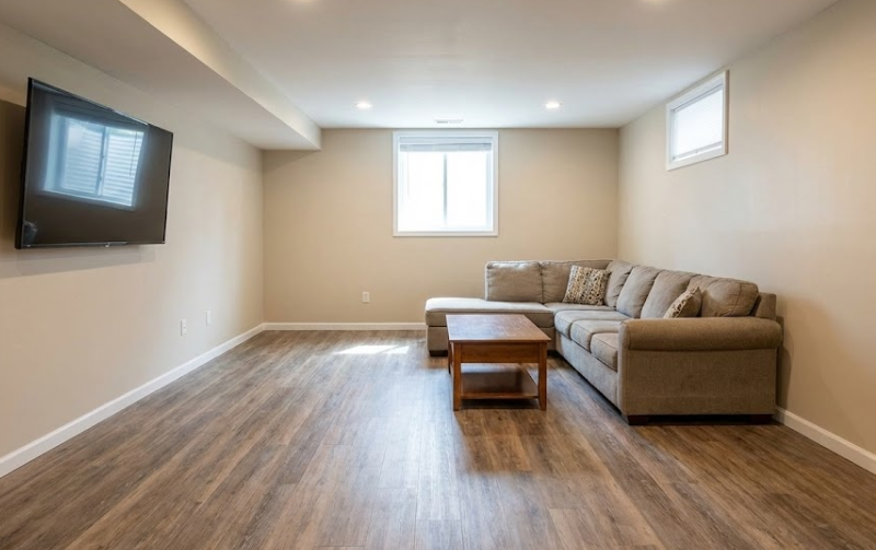 Basement after renovation